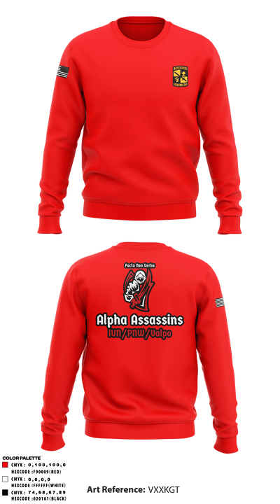 NWI ROTC 90860810 Crew Neck Sweatshirt - 1