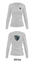 Rex95 Dino’s 52656726 Women's Long Sleeve V-neck Shirt - 6