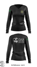 DAS EXECUTIVE PROTECTION LLCDAS EXECUTIVE PROTECTION LLC 66263899 Women's Long Sleeve V-neck Shirt - 1