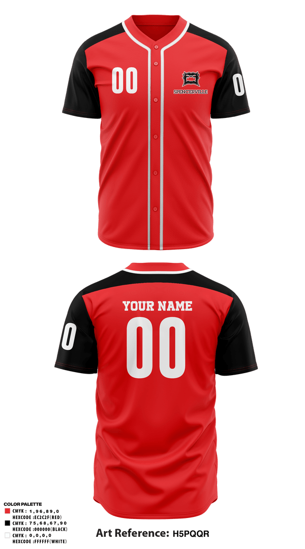 Full Button Baseball Jersey, Spencerville Middle School Baseball, Baseball, Teamtime, Team time, sublimation, custom sports apparel, team uniforms, spirit wear, spiritwear, sports uniforms, custom shirts, team store, custom team store, fundraiser sports, apparel fundraiser