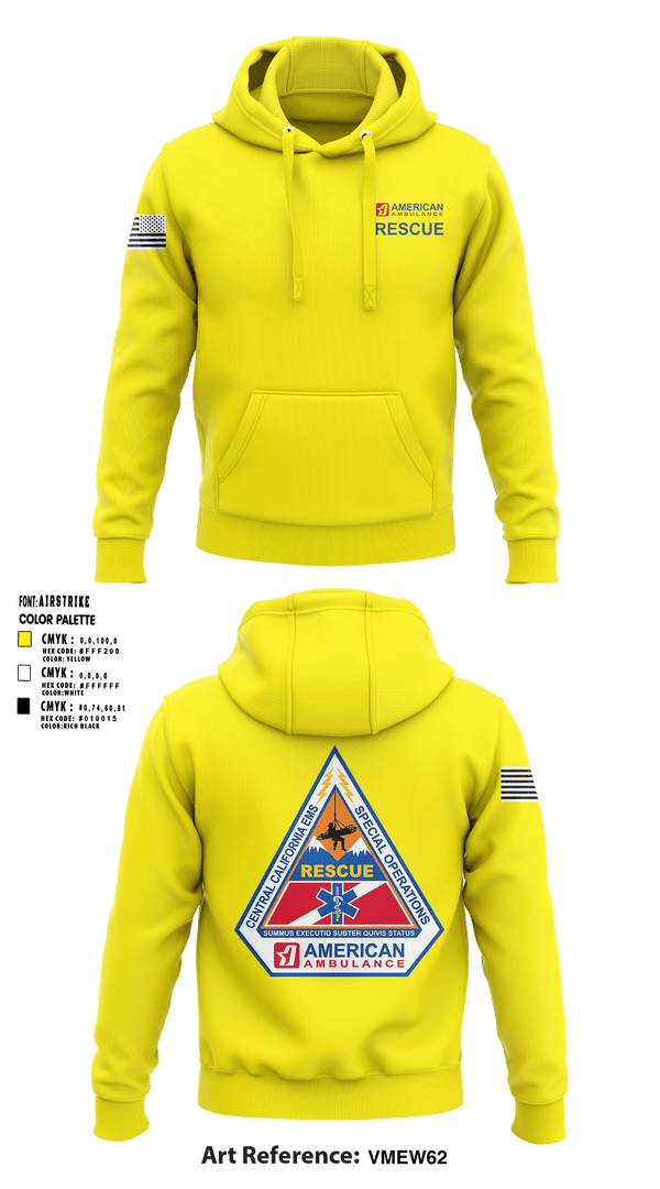 Hoodie, American Ambulance Rescue, , Teamtime, Team time, sublimation, custom sports apparel, team uniforms, spirit wear, spiritwear, sports uniforms, custom shirts, team store, custom team store, fundraiser sports, apparel fundraiser