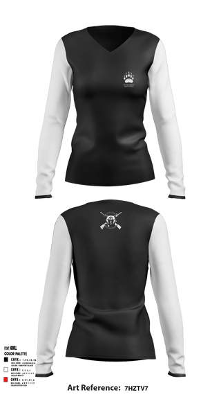 Women's Long Sleeve Vneck Shirt, , , Teamtime, Team time, sublimation, custom sports apparel, team uniforms, spirit wear, spiritwear, sports uniforms, custom shirts, team store, custom team store, fundraiser sports, apparel fundraiser