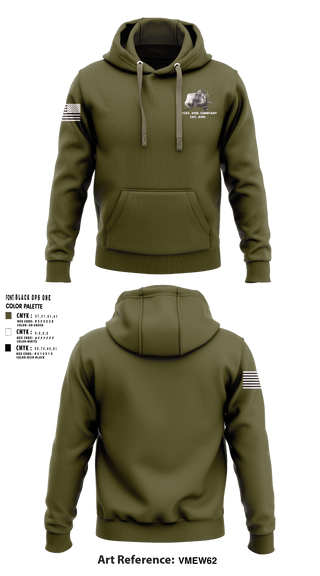 Hoodie, 121st. AVN. company 1st. AVN., , Teamtime, Team time, sublimation, custom sports apparel, team uniforms, spirit wear, spiritwear, sports uniforms, custom shirts, team store, custom team store, fundraiser sports, apparel fundraiser