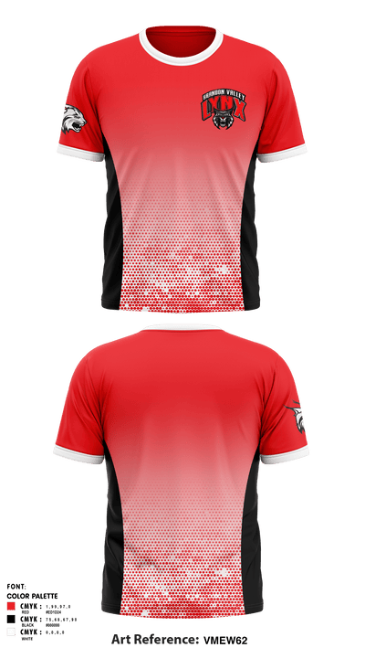 Brandon Valley High School Dance 90961379 Short Sleeve Performance Shirt - 1