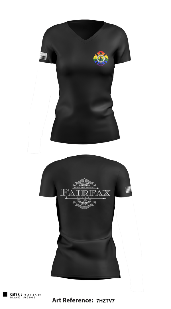 Women's Short Sleeve Vneck Shirt, , Fire Department, Teamtime, Team time, sublimation, custom sports apparel, team uniforms, spirit wear, spiritwear, sports uniforms, custom shirts, team store, custom team store, fundraiser sports, apparel fundraiser