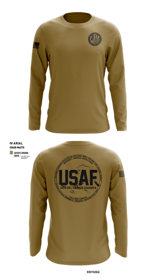 Long Sleeve Performance Shirt, , Air Force, Teamtime, Team time, sublimation, custom sports apparel, team uniforms, spirit wear, spiritwear, sports uniforms, custom shirts, team store, custom team store, fundraiser sports, apparel fundraiser