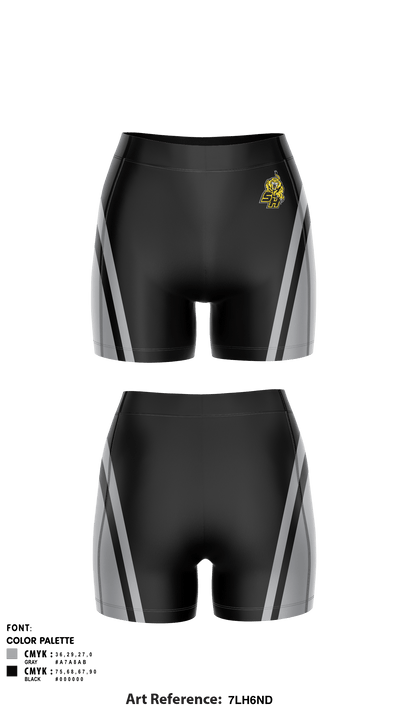 St Helens High School Wrestling 77700213 Women's Compression Shorts - 1
