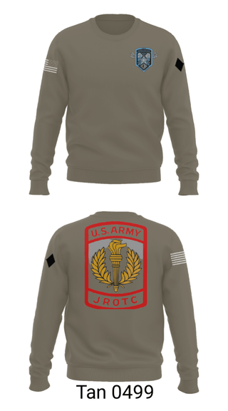 Crew Neck Sweatshirt, , Army, Teamtime, Team time, sublimation, custom sports apparel, team uniforms, spirit wear, spiritwear, sports uniforms, custom shirts, team store, custom team store, fundraiser sports, apparel fundraiser