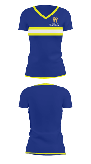 Women's Short Sleeve Vneck Shirt, West Seattle High School Golf Team, Golf, Teamtime, Team time, sublimation, custom sports apparel, team uniforms, spirit wear, spiritwear, sports uniforms, custom shirts, team store, custom team store, fundraiser sports, apparel fundraiser