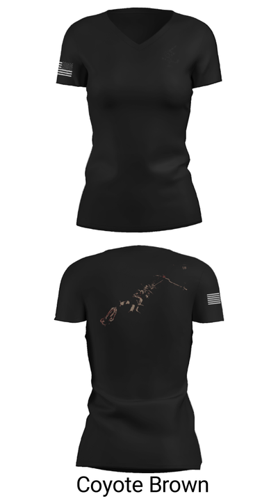 Platoon 2-1-1 26077523 Women's Short Sleeve V-neck Shirt - 20