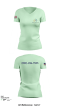 Russell's HVAC and more 82894644 Women's Short Sleeve V-neck Shirt - 1
