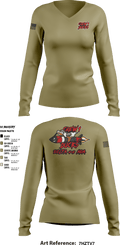 Delta 4-5 58559779 Women's Long Sleeve V-neck Shirt - 4