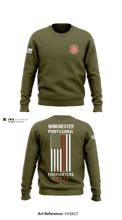 Winchester Fire Department 95741675 Crew Neck Sweatshirt - 6