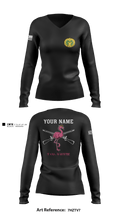 Flamingo Co F 3/485 IN 12682083 Women's Long Sleeve V-neck Shirt - 3