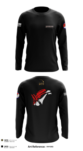 Long Sleeve Performance Shirt, 2-6 Cav Alpha troop Renegades, Army, Teamtime, Team time, sublimation, custom sports apparel, team uniforms, spirit wear, spiritwear, sports uniforms, custom shirts, team store, custom team store, fundraiser sports, apparel fundraiser