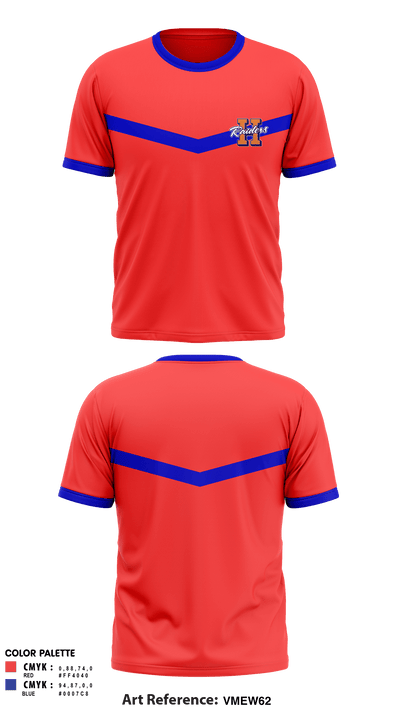 William Henry Harrison High School Cheer 60783078 Short Sleeve Performance Shirt - 2
