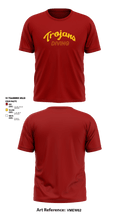 University Of Southern California Diving 38780209 Short Sleeve Performance Shirt - 4