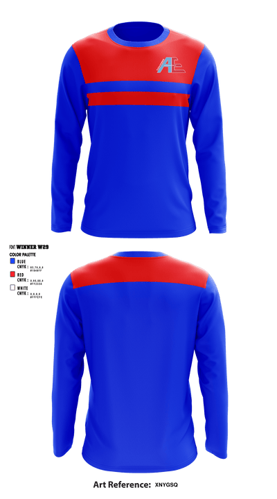 Austin-East Magnet High School Volleyball 94473569 Long Sleeve Performance Shirt - 1