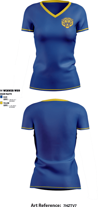 Women's Short Sleeve Vneck Shirt, Marana High School Cheer, Cheer, Teamtime, Team time, sublimation, custom sports apparel, team uniforms, spirit wear, spiritwear, sports uniforms, custom shirts, team store, custom team store, fundraiser sports, apparel fundraiser