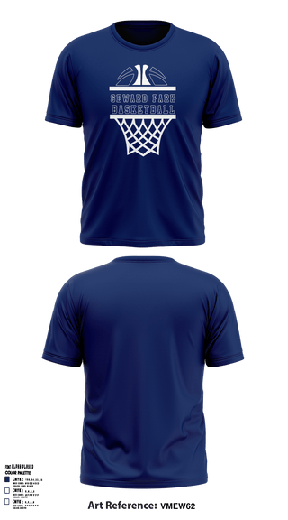 Short Sleeve Performance Shirt, Seward Park Campus Basketball, Men's Basketball, Teamtime, Team time, sublimation, custom sports apparel, team uniforms, spirit wear, spiritwear, sports uniforms, custom shirts, team store, custom team store, fundraiser sports, apparel fundraiser