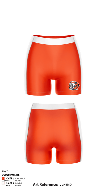 Ogilvie High School Volleyball 29026431 Women's Compression Shorts - 1