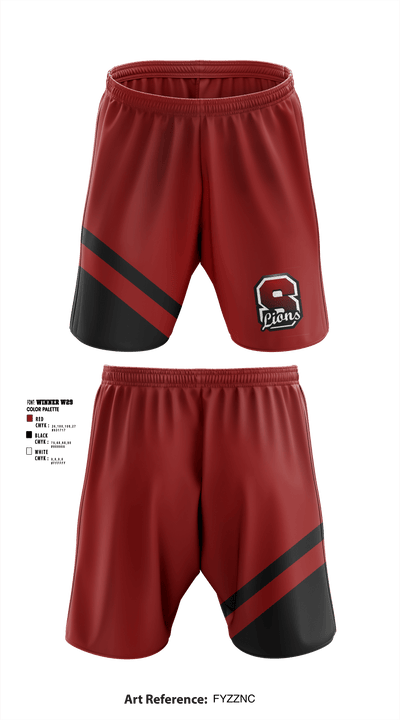 Swink High School 11493254 Athletic Shorts With Pockets - 1