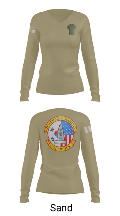 HMLA 169 27722426 Women's Long Sleeve V-neck Shirt - 41