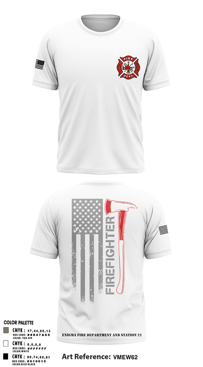 enigma, station 21 97533722 Short Sleeve Performance Shirt - 2