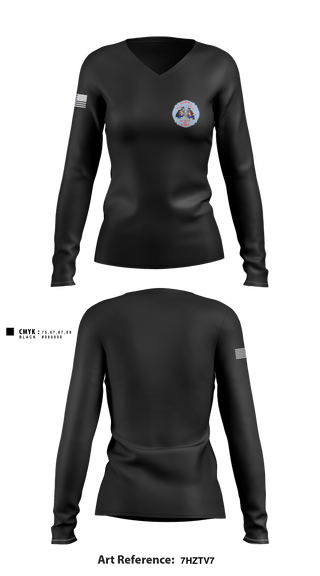 Women's Long Sleeve Vneck Shirt, , Fire Department, Teamtime, Team time, sublimation, custom sports apparel, team uniforms, spirit wear, spiritwear, sports uniforms, custom shirts, team store, custom team store, fundraiser sports, apparel fundraiser