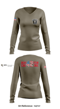 Boston Fire Department Engine-42 59280094 Women's Long Sleeve V-neck Shirt - 2