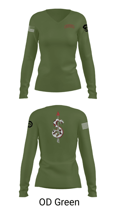 Rook 25414745 Women's Long Sleeve V-neck Shirt - 40