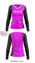 SMASH 45148372 Women's Long Sleeve V-neck Shirt - 1