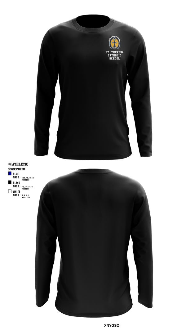 Long Sleeve Performance Shirt, St. Theresa Catholic School, Spirit Store, Teamtime, Team time, sublimation, custom sports apparel, team uniforms, spirit wear, spiritwear, sports uniforms, custom shirts, team store, custom team store, fundraiser sports, apparel fundraiser