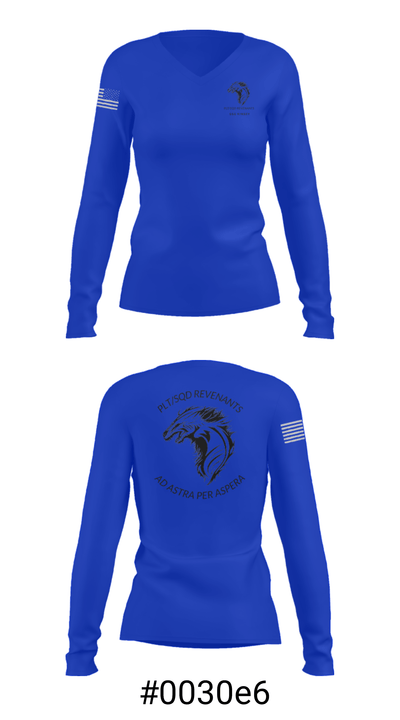 977TH MP CO 76549737 Women's Long Sleeve V-neck Shirt - 36