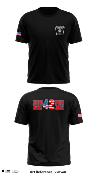 Short Sleeve Performance Shirt, Boston Fire Department Engine-42, , Teamtime, Team time, sublimation, custom sports apparel, team uniforms, spirit wear, spiritwear, sports uniforms, custom shirts, team store, custom team store, fundraiser sports, apparel fundraiser