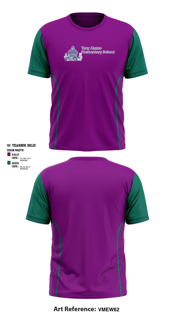 Short Sleeve Performance Shirt, Tony Alamo Elementary School, Spirit Store, Teamtime, Team time, sublimation, custom sports apparel, team uniforms, spirit wear, spiritwear, sports uniforms, custom shirts, team store, custom team store, fundraiser sports, apparel fundraiser