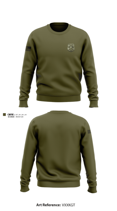 Milton Police Department 34508245 Crew Neck Sweatshirt - 5