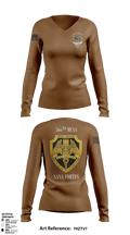 566th MCAS- Army 77440363 Women's Long Sleeve V-neck Shirt - 58
