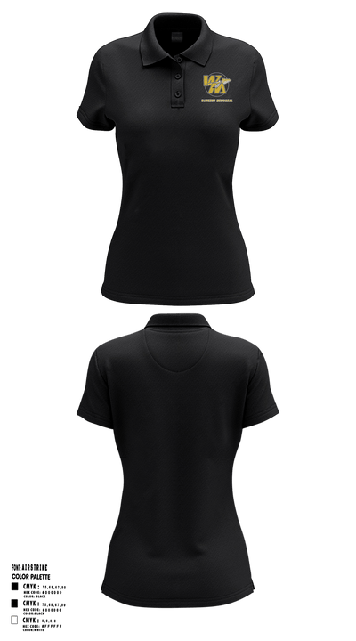 Watkins Memorial High School Golf 65050201 Women's Short Sleeve Performance Polo  - 5