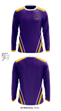 Texas College Steers 75721196 Long Sleeve Performance Shirt - 1