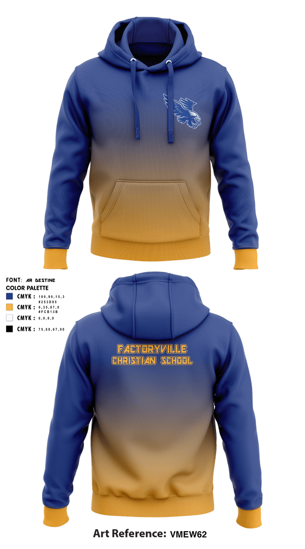 Hoodie, Factoryville Christian School, School Spirit Store, Teamtime, Team time, sublimation, custom sports apparel, team uniforms, spirit wear, spiritwear, sports uniforms, custom shirts, team store, custom team store, fundraiser sports, apparel fundraiser
