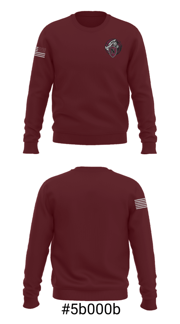 Crew Neck Sweatshirt, Walled Lake Northern High School Basketball, Women's Basketball, Teamtime, Team time, sublimation, custom sports apparel, team uniforms, spirit wear, spiritwear, sports uniforms, custom shirts, team store, custom team store, fundraiser sports, apparel fundraiser