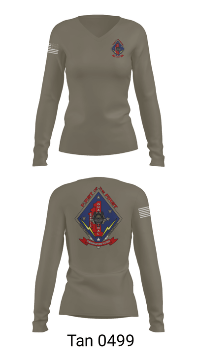 V 1/ 1 S-6 51997046 Women's Long Sleeve V-neck Shirt - 41
