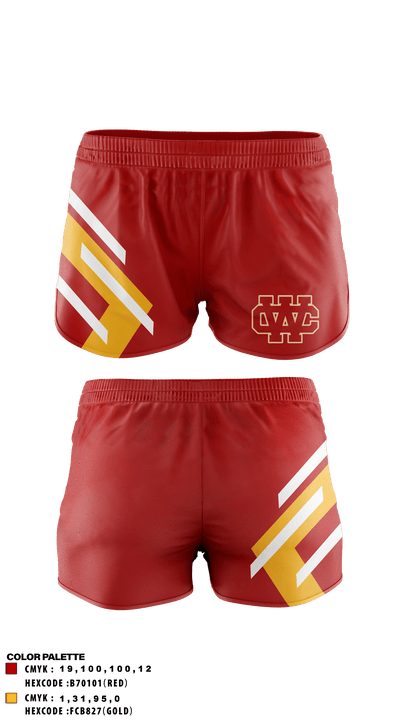 Whittier Christian High School 9909221 Track Shorts - 1