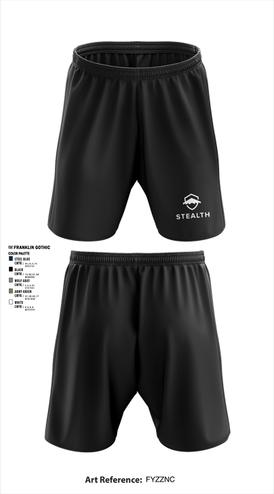 Stealth customs 84323734 Athletic Shorts With Pockets - 3