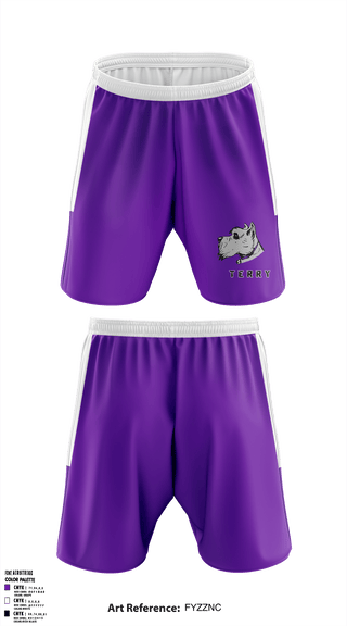 Athletic Shorts With Pockets, Terry High School, Spirit Store, Teamtime, Team time, sublimation, custom sports apparel, team uniforms, spirit wear, spiritwear, sports uniforms, custom shirts, team store, custom team store, fundraiser sports, apparel fundraiser