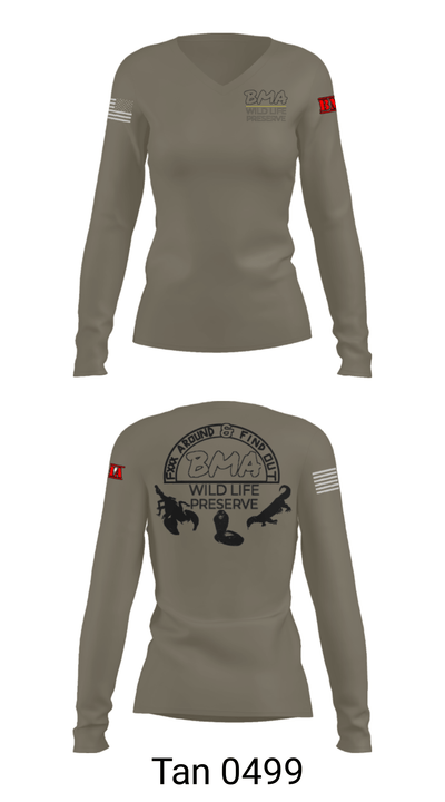SOTF TU NORTH 40081354 Women's Long Sleeve V-neck Shirt - 41