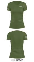 E Flight 75066901 Women's Short Sleeve V-neck Shirt - 22