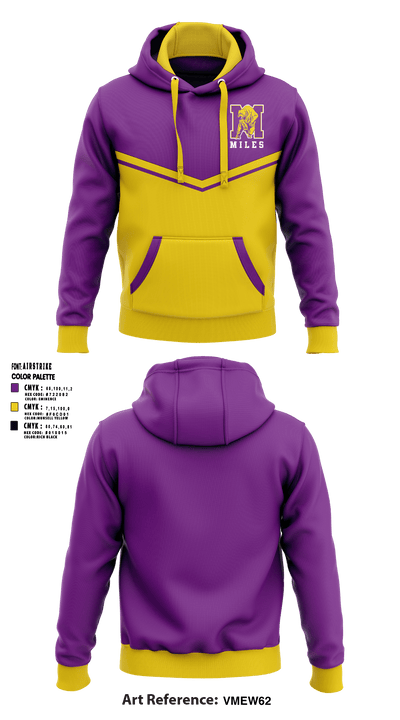 Miles College 39643292 Hoodie - 1