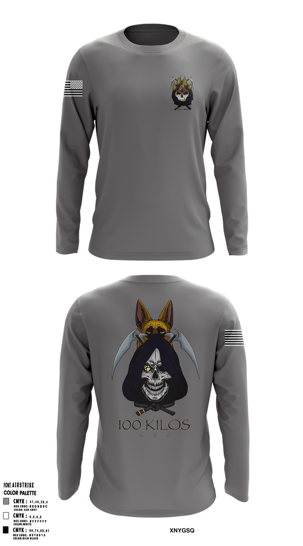Long Sleeve Performance Shirt, 100 kilos, , Teamtime, Team time, sublimation, custom sports apparel, team uniforms, spirit wear, spiritwear, sports uniforms, custom shirts, team store, custom team store, fundraiser sports, apparel fundraiser